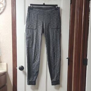 Athleta Charcoal Heather Joggers - M Tall
